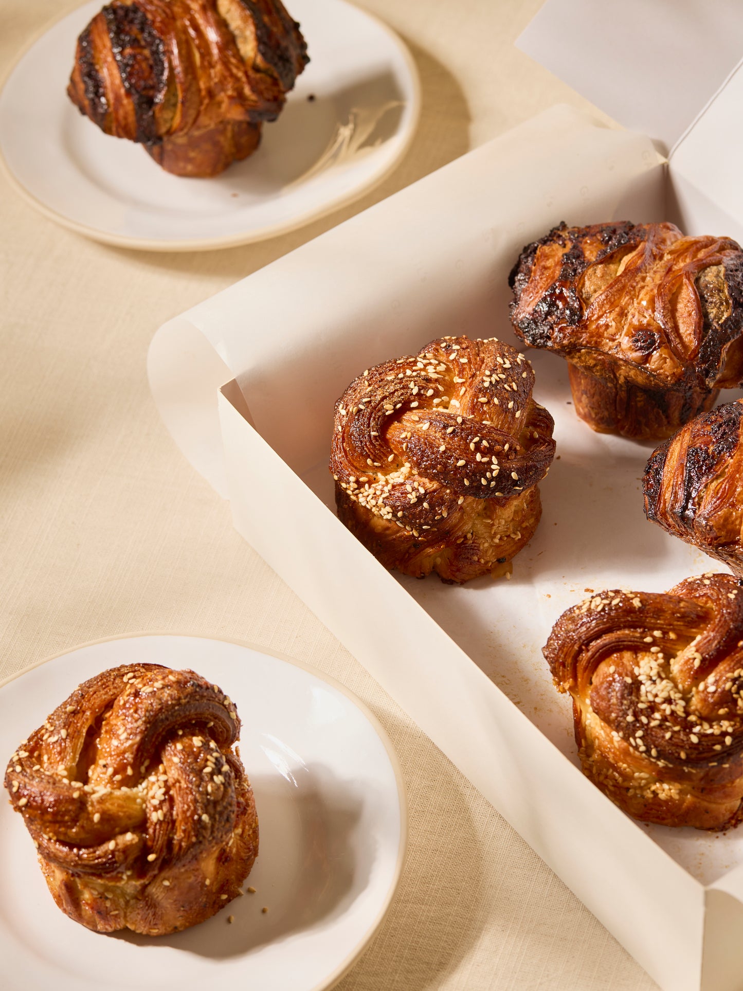 Babka Bun & Sesame & Cardamom Morning Bun Box | GAIL's Bakery