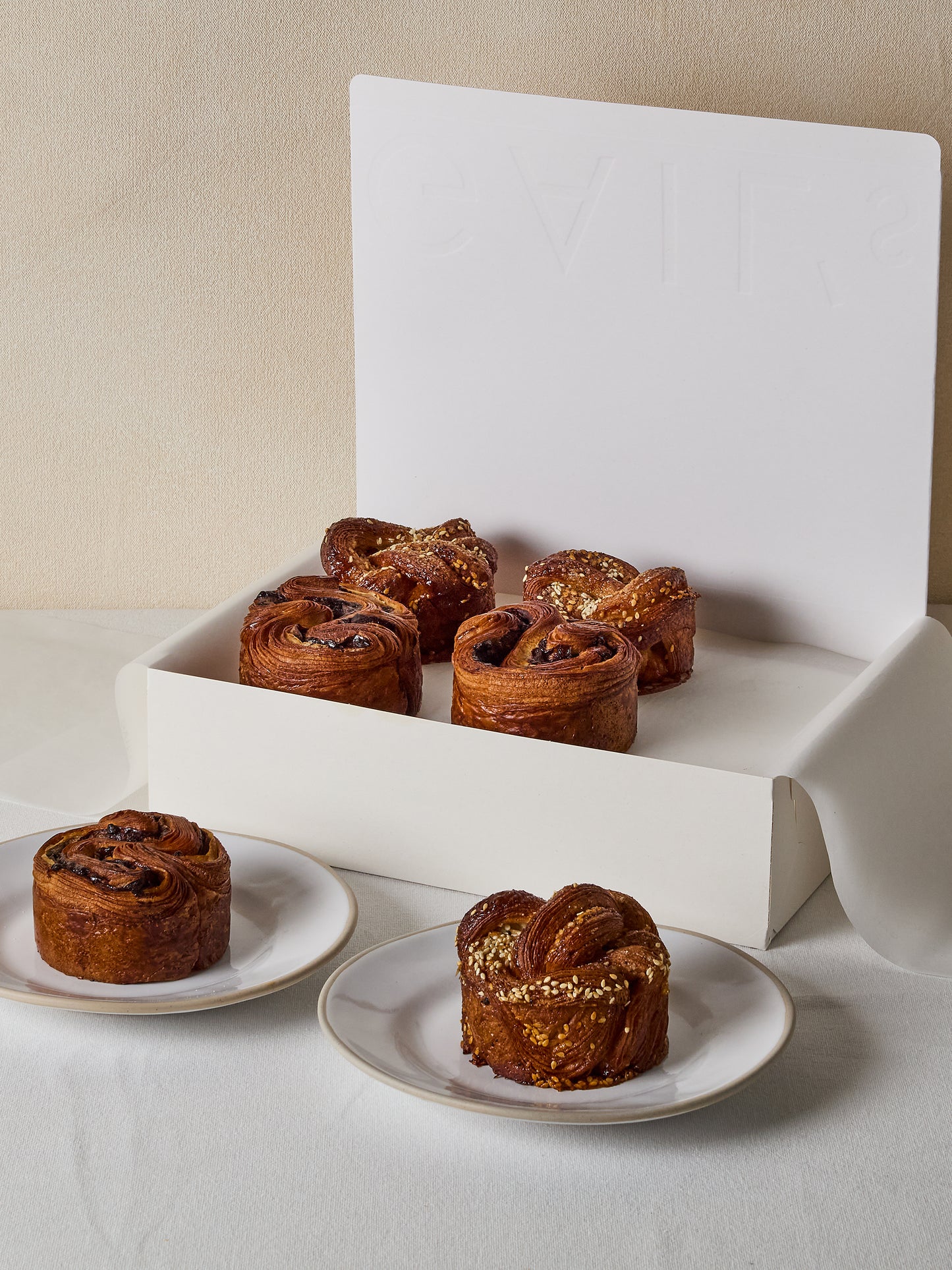 Babka Bun & Sesame & Cardamom Morning Bun Box | GAIL's Bakery