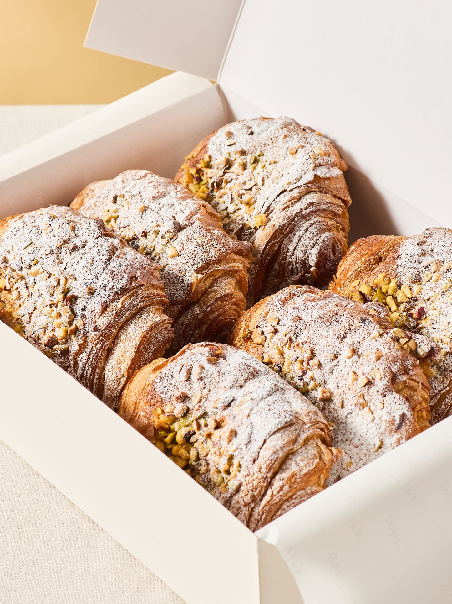 6 Pistachio & Chocolate Croissants | GAIL's Bakery