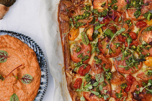 Tomato and Cheese Galette