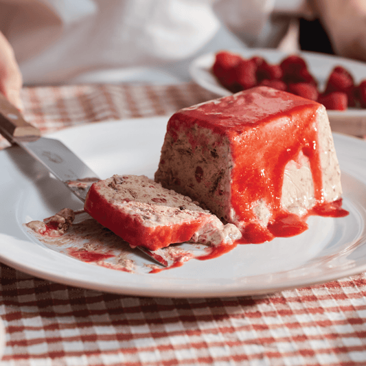 Cinnamon Bun & Raspberry Semifreddo Recipe