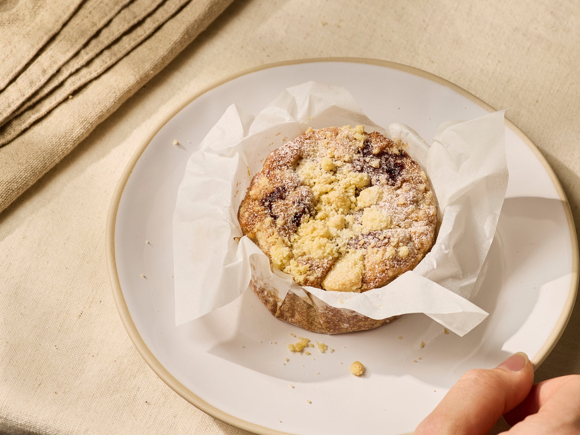 Blackberry & Apple Crumble Cake | GAIL's Bakery