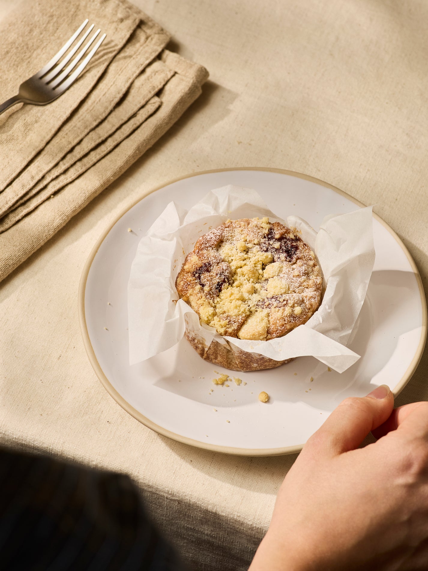 Blackberry & Apple Crumble Cake | GAIL's Bakery