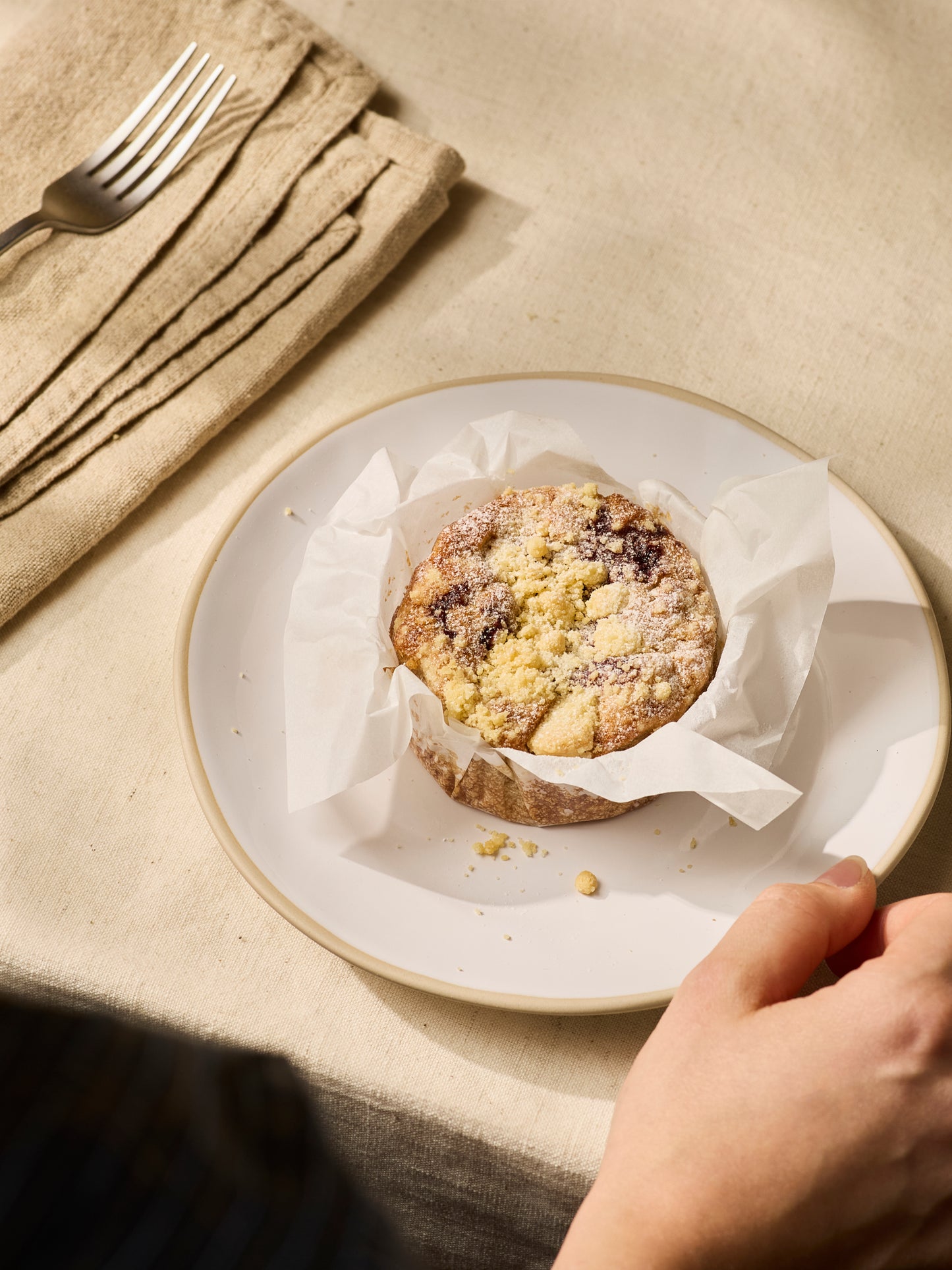 Blackberry & Apple Crumble Cake | GAIL's Bakery