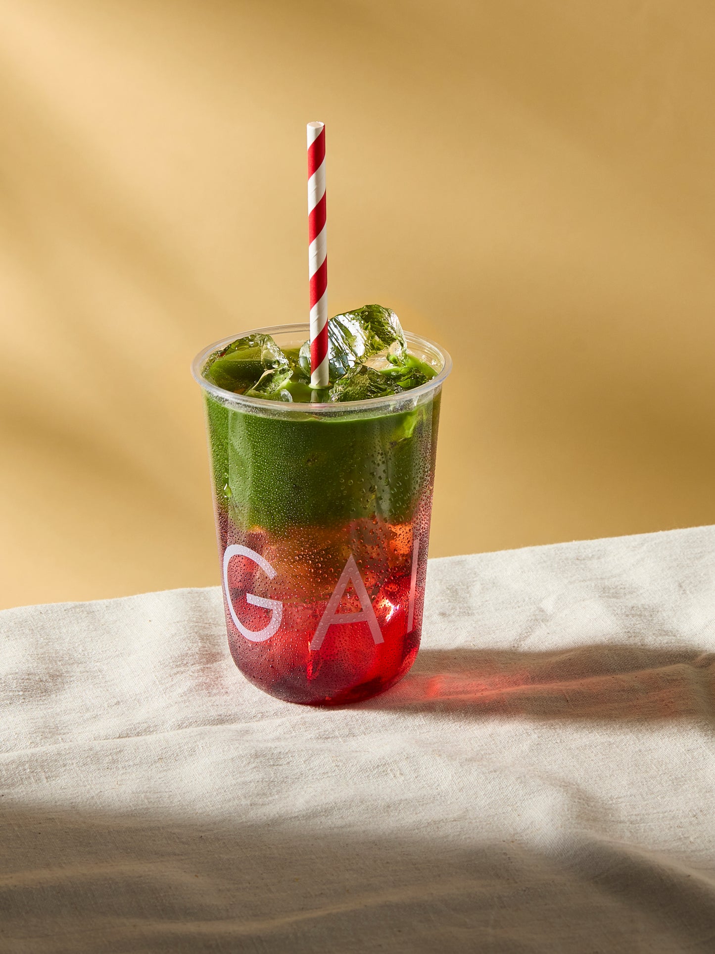 Quince & Blackcurrant Iced Matcha | GAIL's Bakery