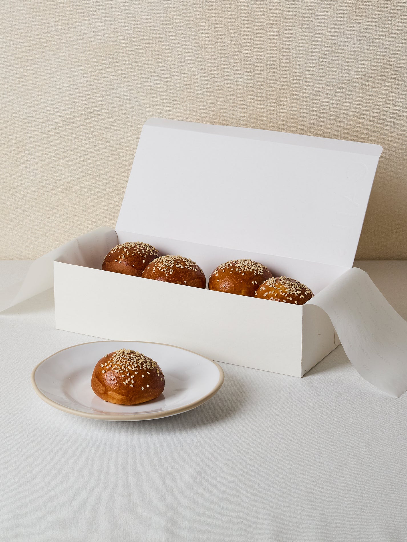 5 Mini Cream Buns | GAIL's Bakery