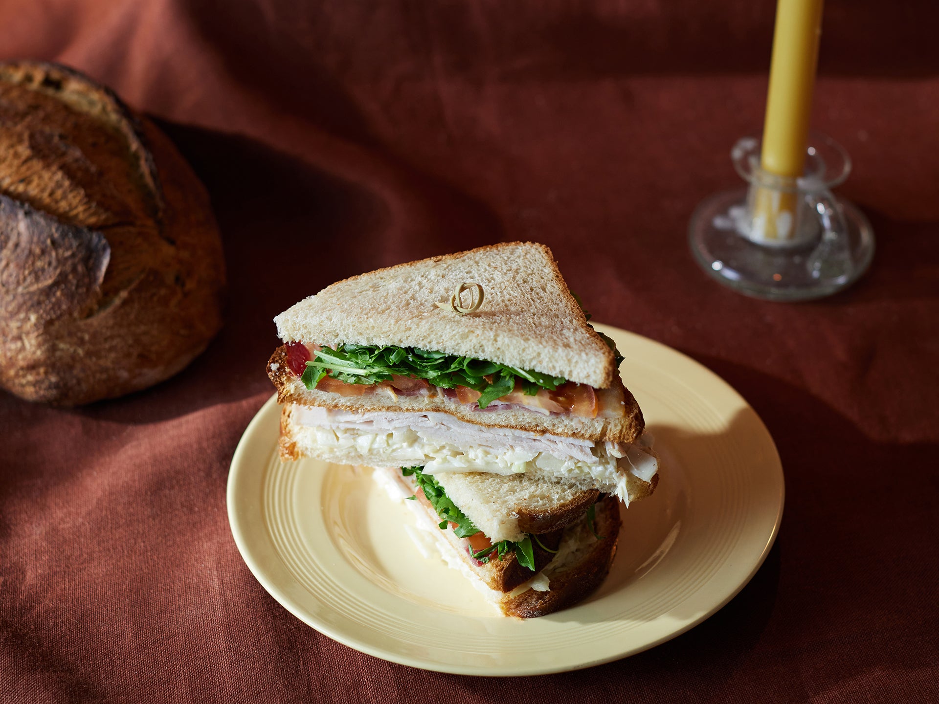 Smoked Chicken Caesar Club