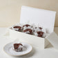 6 Flourless Chocolate & Extra Virgin Olive Oil Mousse Cakes
