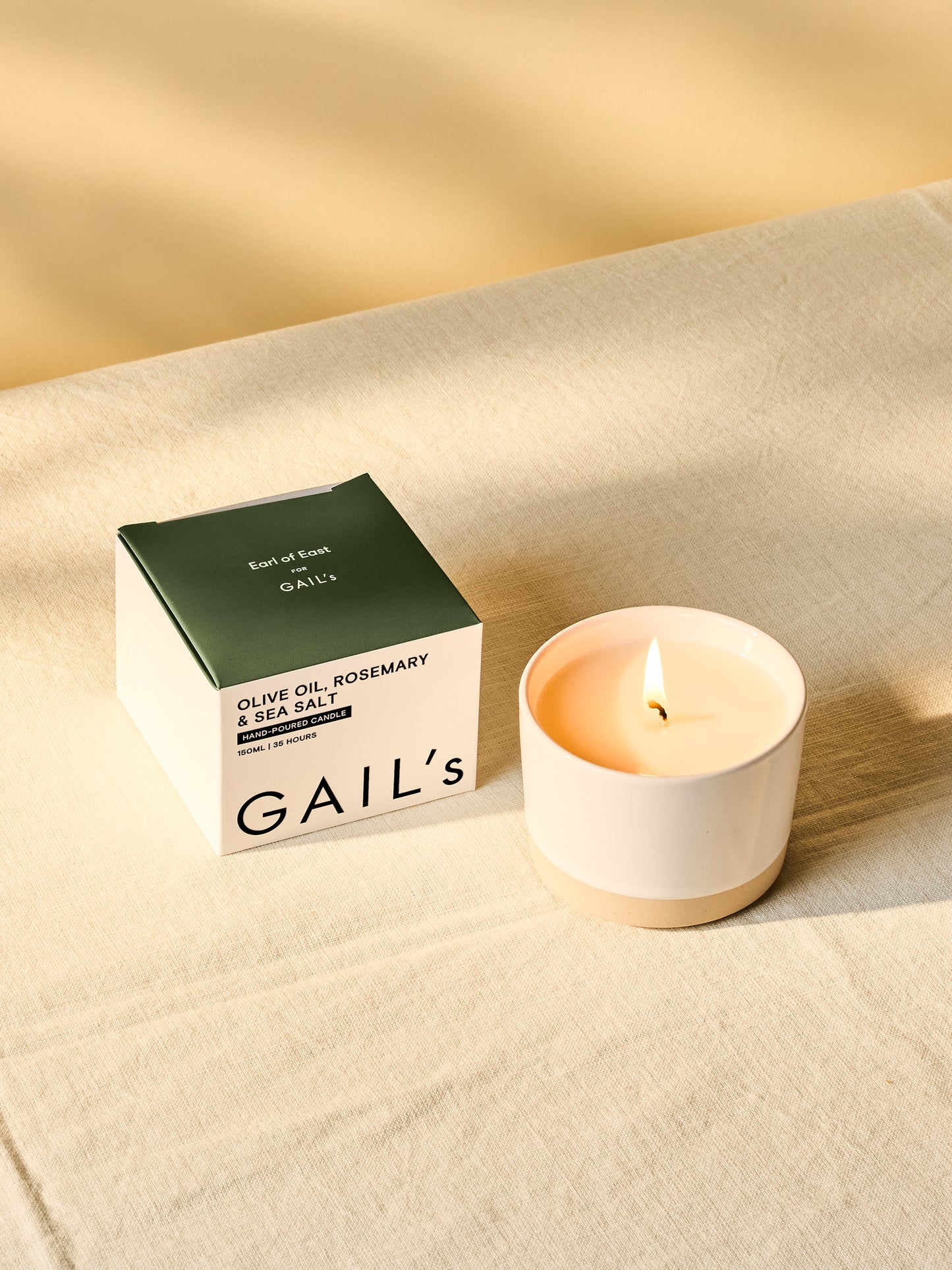 Olive Oil, Rosemary & Sea Salt Candle | GAIL's Bakery