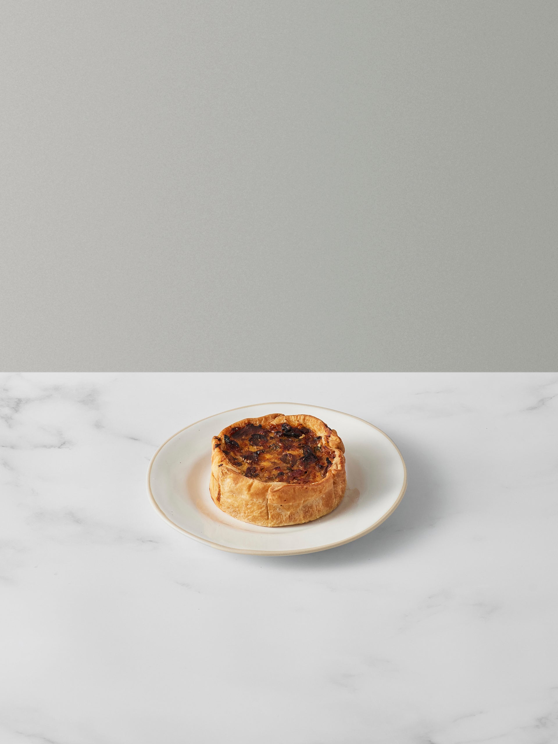 Mushroom & Caramelised Onion Quiche | GAIL's Bread