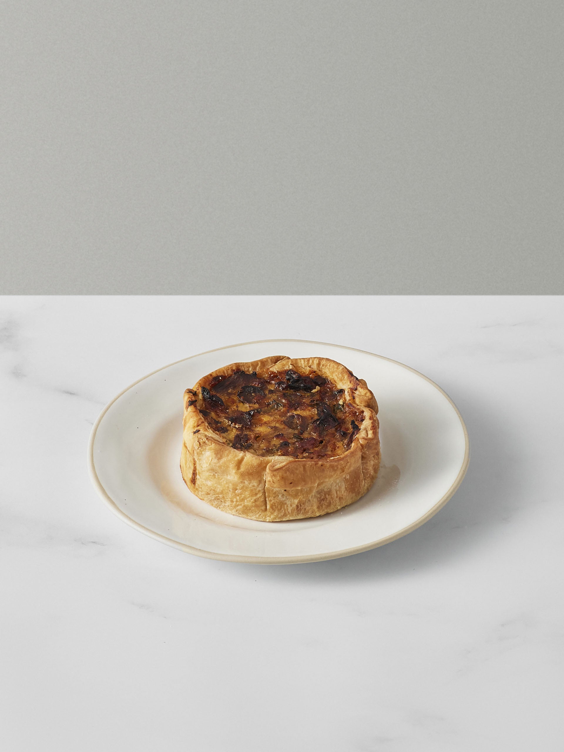 Mushroom & Caramelised Onion Quiche | GAIL's Bread