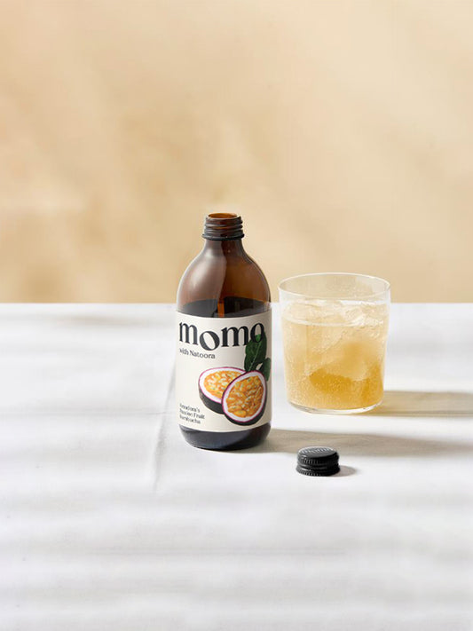 Momo Passsionfruit Kombucha | GAIL's Bakery