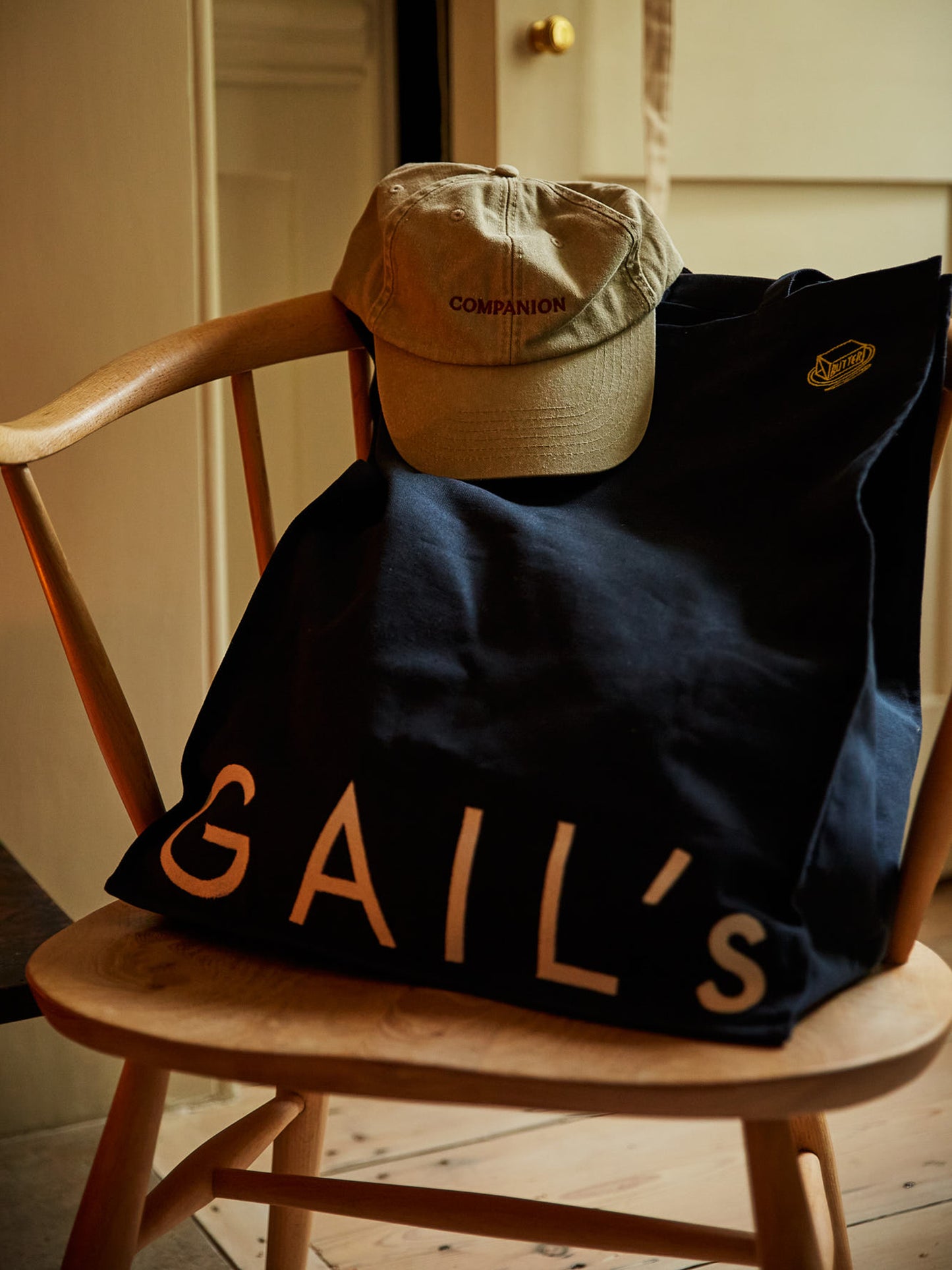 Navy Oversized Tote Bag | GAIL's Bakery
