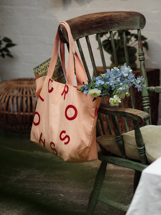 Peach Hot Cross Bun Tote Bag | GAIL's Bakery
