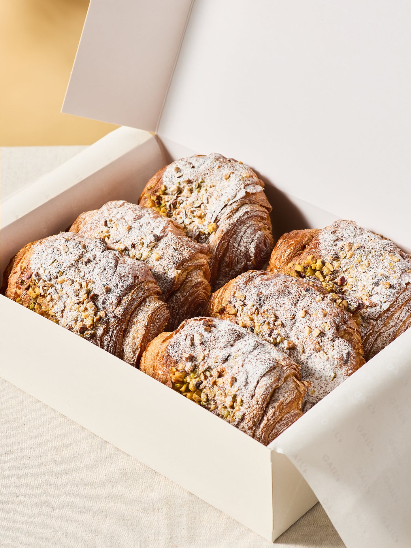 6 Pistachio & Chocolate Croissants | GAIL's Bakery