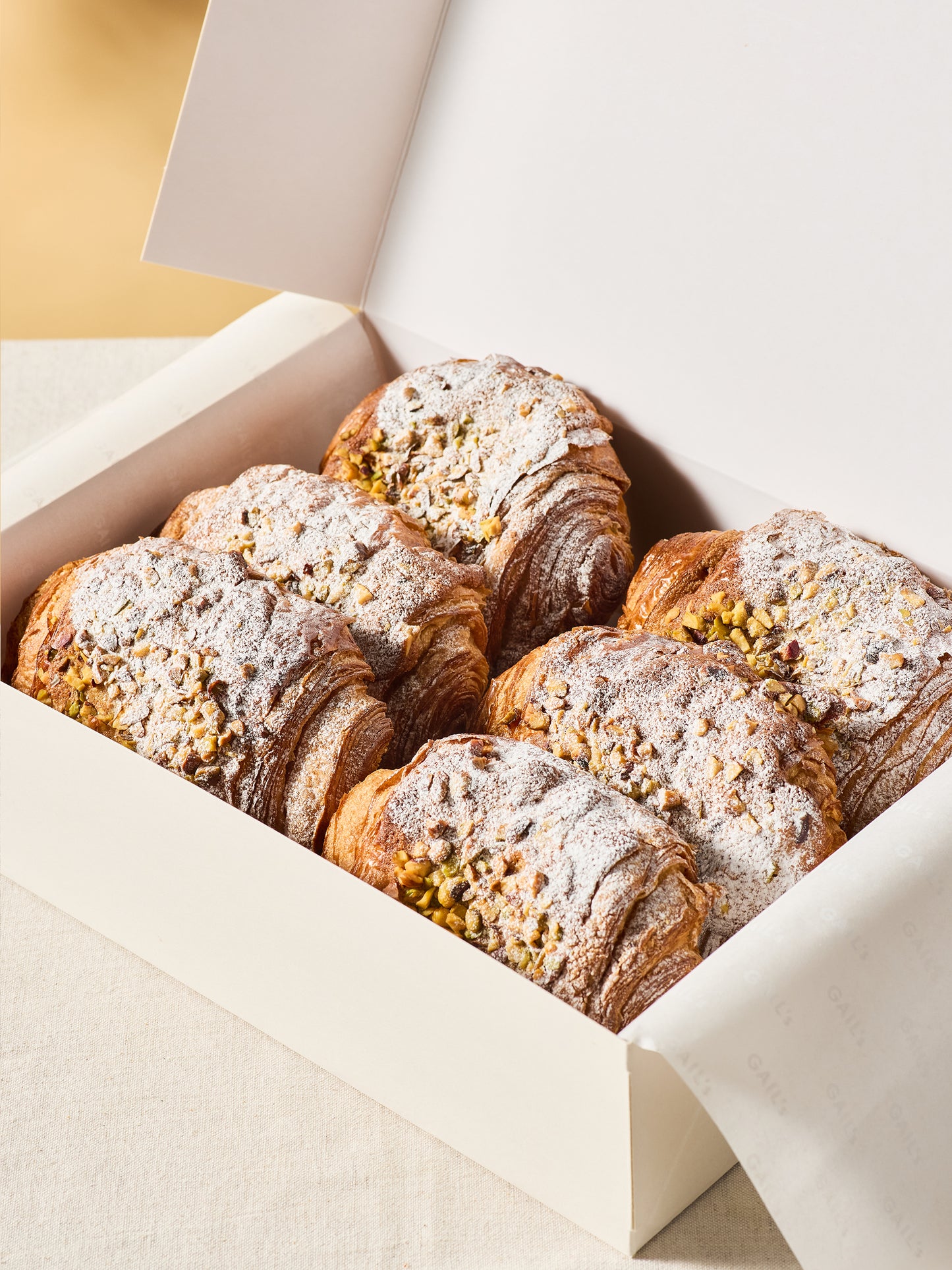 6 Pistachio & Chocolate Croissants | GAIL's Bakery