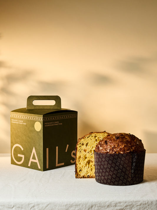 Pistachio & Lemon Sourdough Panettone 1kg | GAIL's Bakery