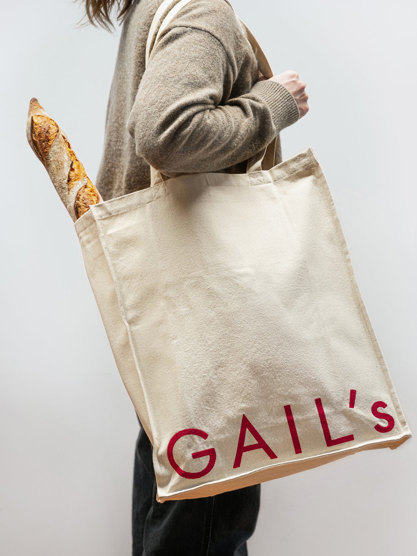 GAIL's Embroidered Oversized Tote