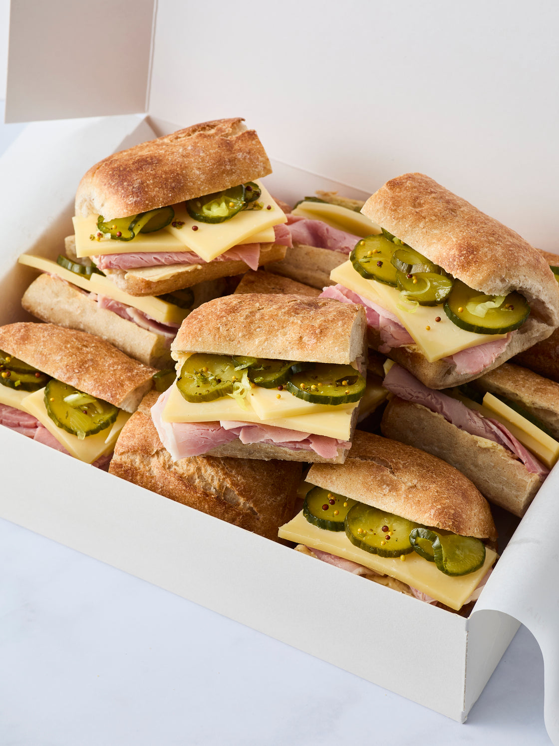 Ham Swiss Cheese Ciabatta Box | GAIL's Bakery