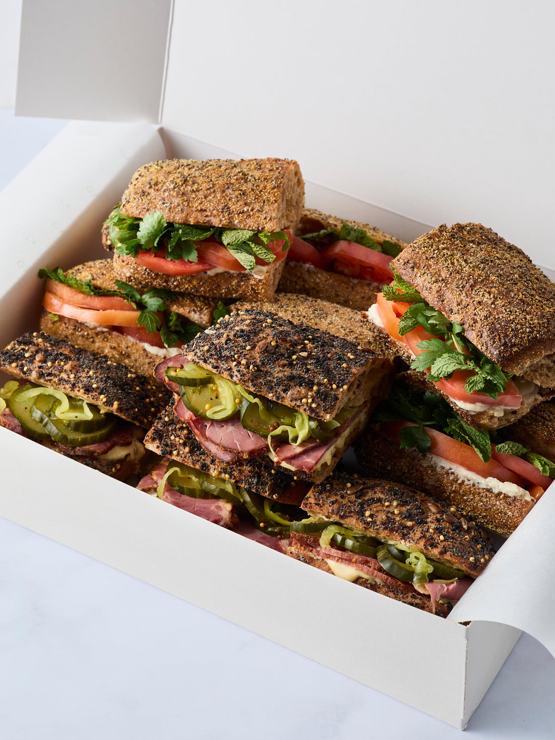 Pastrami and Tomato Sandwich Box