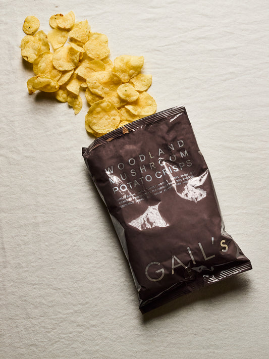 Two Farmers Wild Mushroom & Garlic Crisps 150g Sharing Bag | GAIL's Bakery