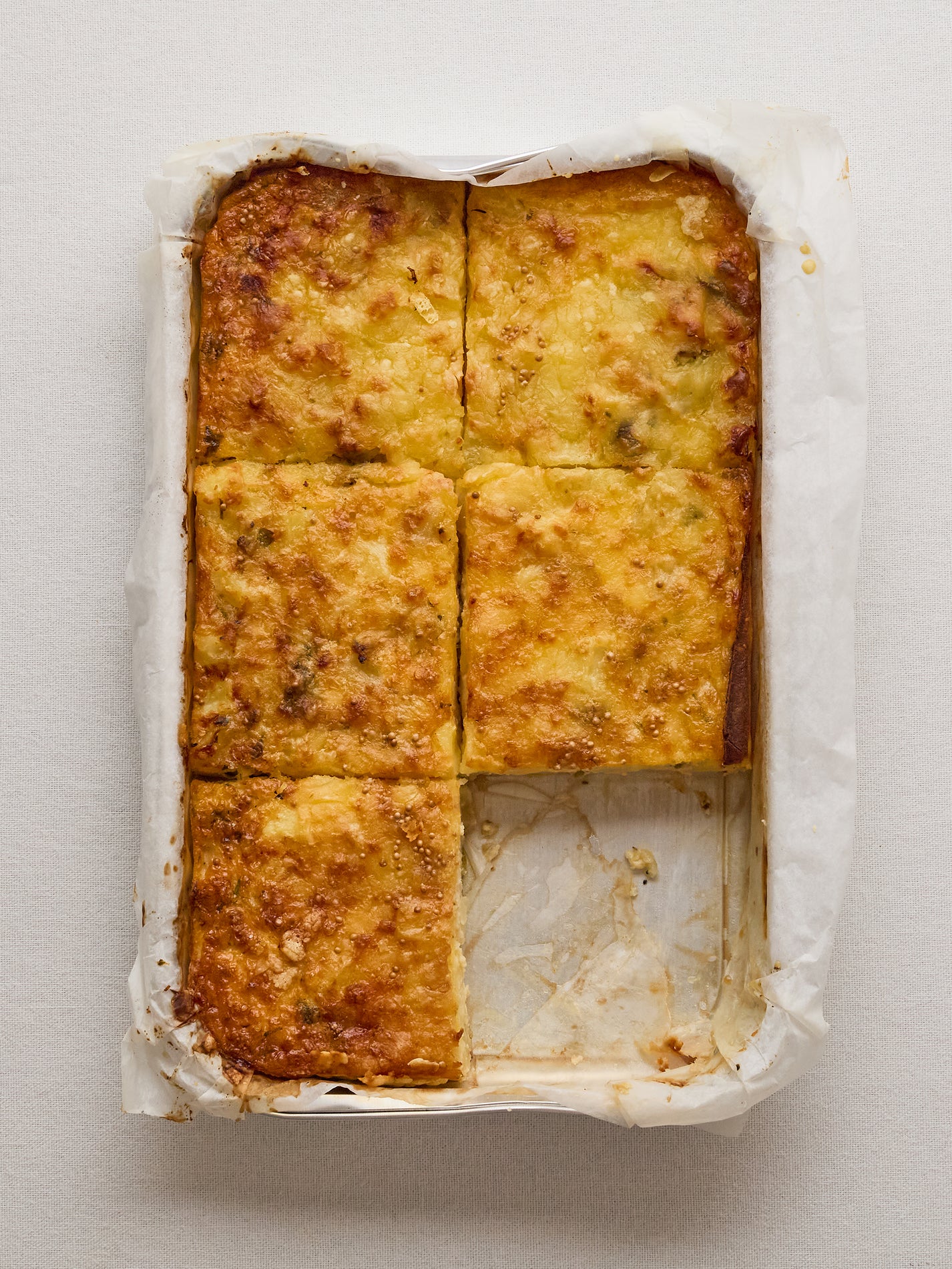 Crustless Cheddar, Potato & Caramelised Onion Pie | GAIL's Bakery