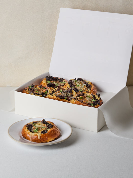 6 Taleggio & Mushroom Savoury Buns | GAIL's Bakery