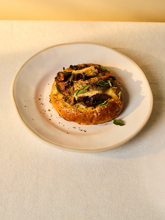 Taleggio & Mushroom Savoury Bun | GAIL's Bakery