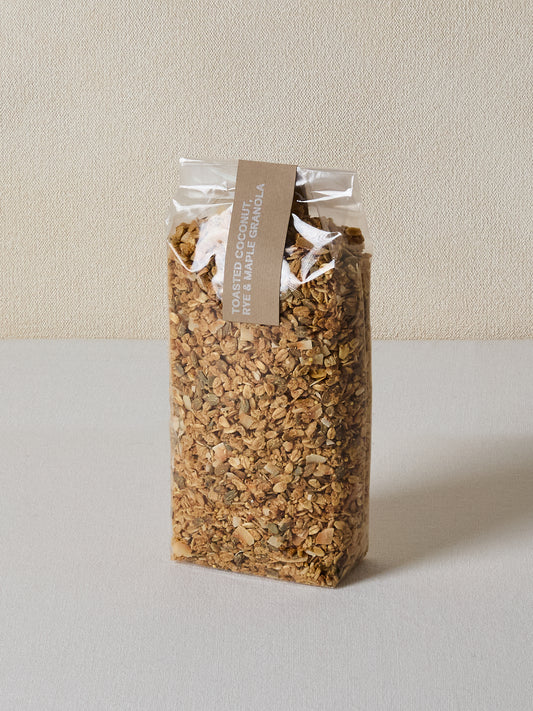 Toasted Coconut, Rye & Maple Granola 350g | GAIL's Bakery
